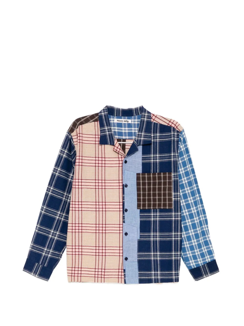 STORY mfg. Greetings shirt - Blu