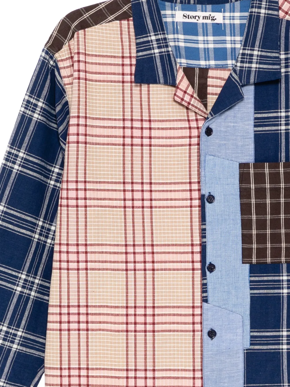  Story Mfg. Camisa Greetings - Azul 
