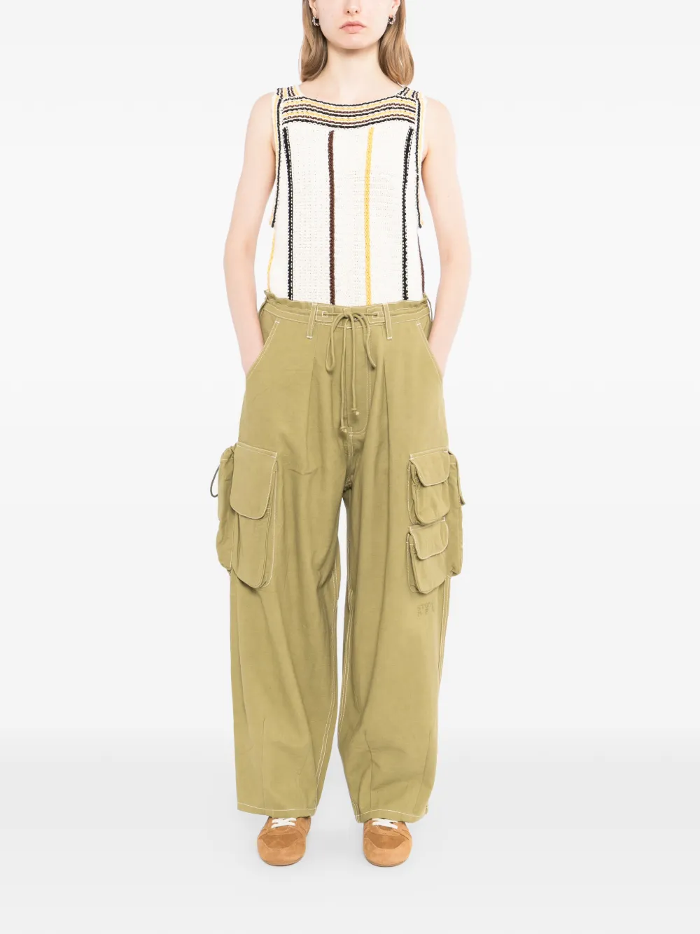  Story Mfg. Pantalones Cargo Forager - Verde 