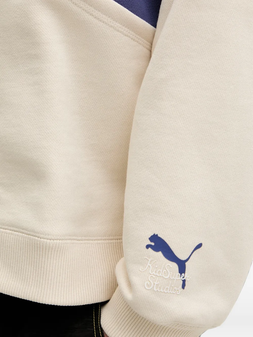 PUMA x KidSuper colour-block hoodie Beige