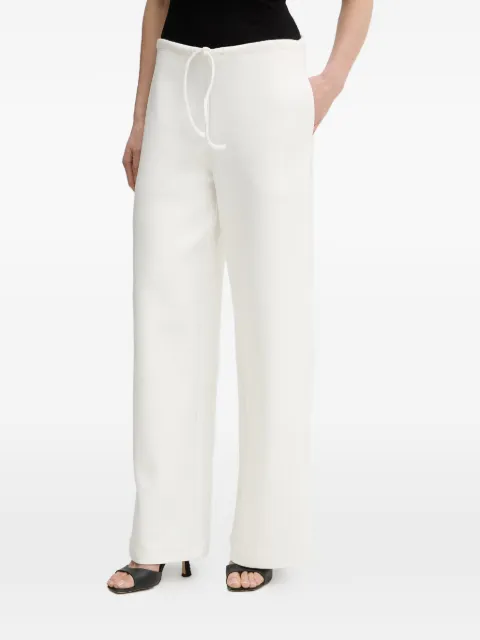Trussardi pants anchos con cordones en la pretina