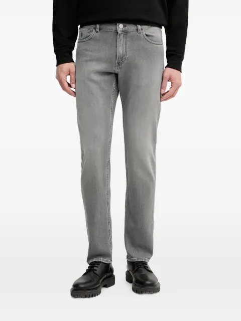 Trussardi logo-patch straight-leg jeans