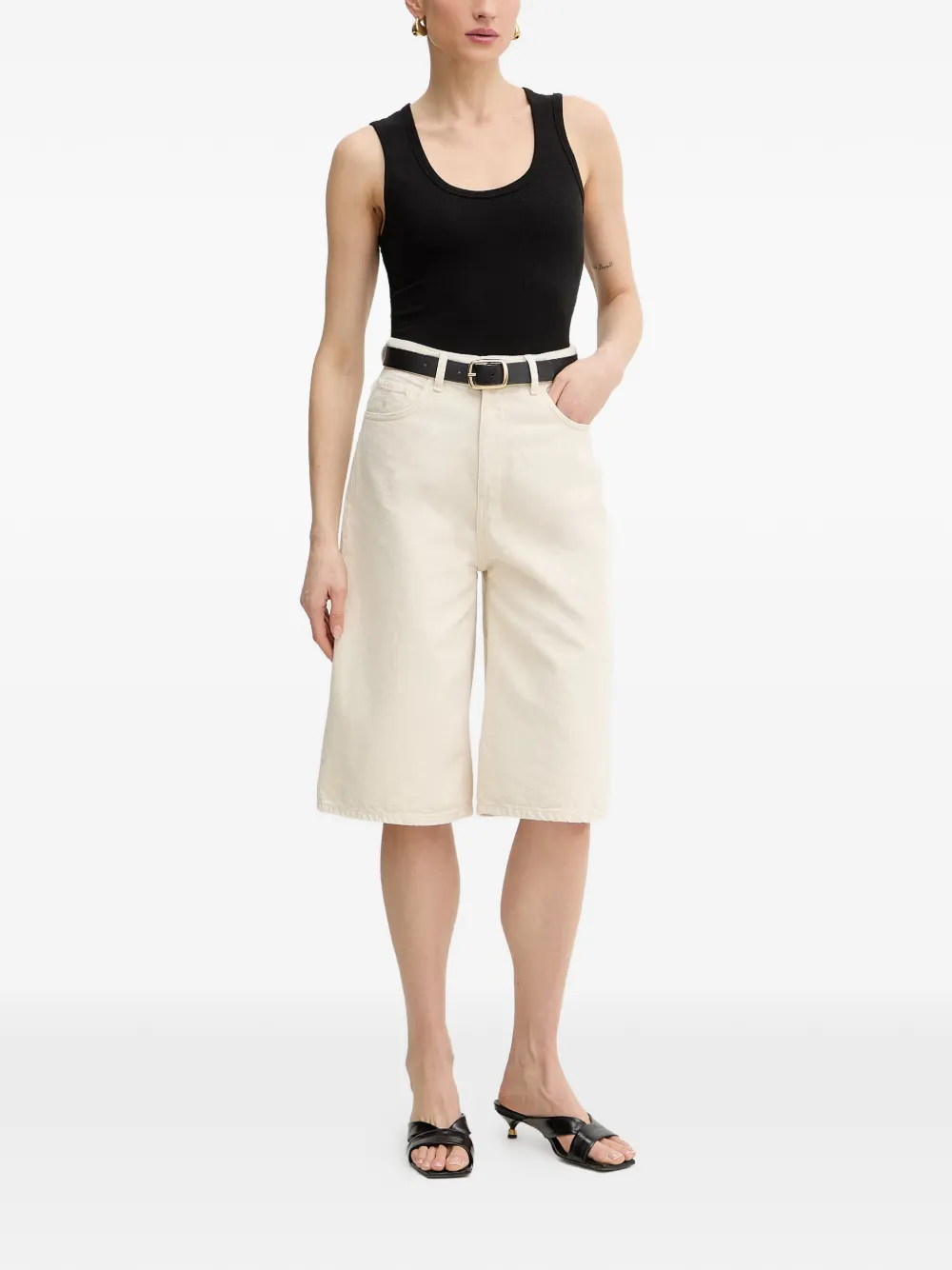  Trussardi Bermudas Anchas - Neutro 