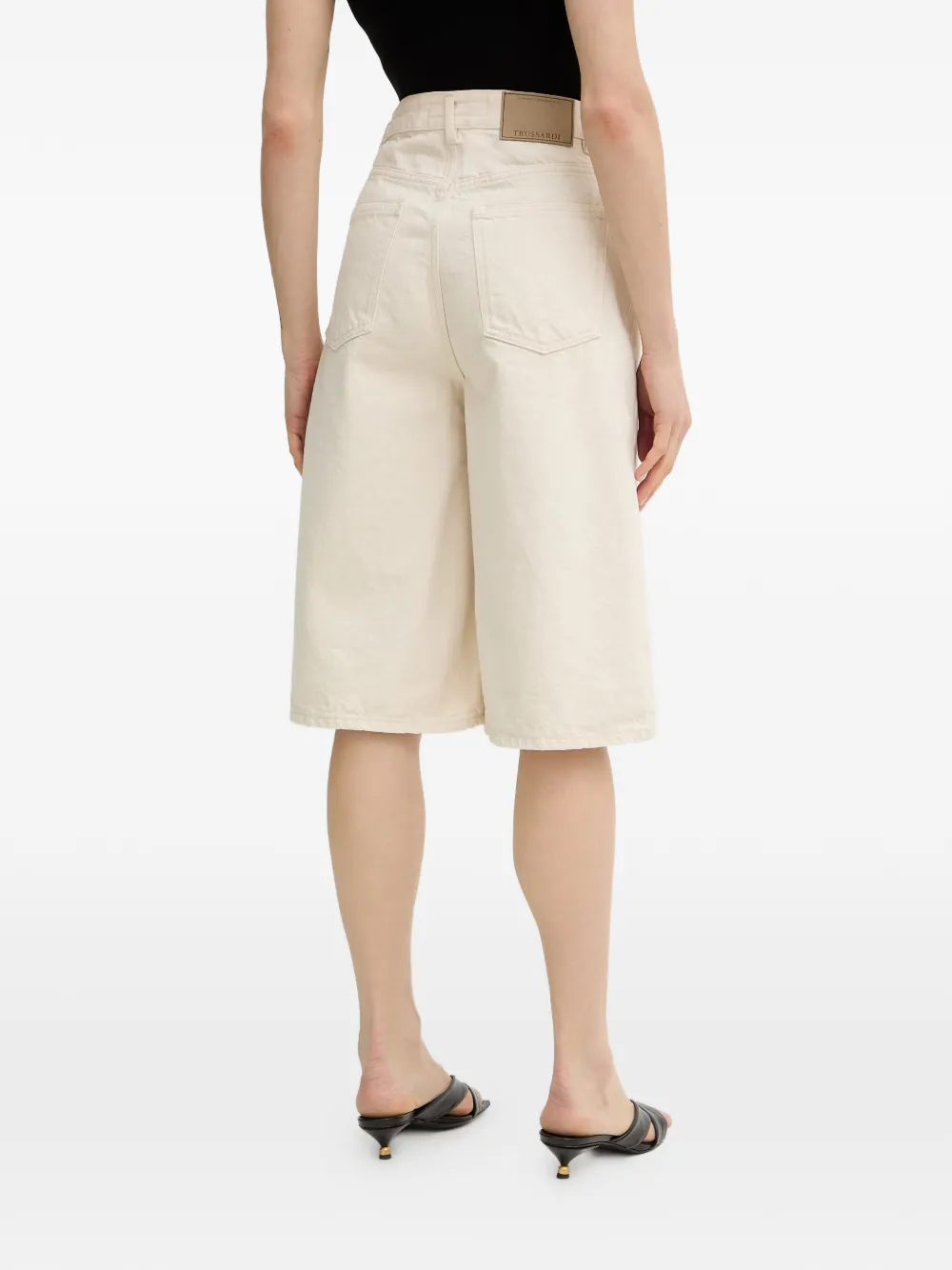  Trussardi Bermudas Anchas - Neutro 