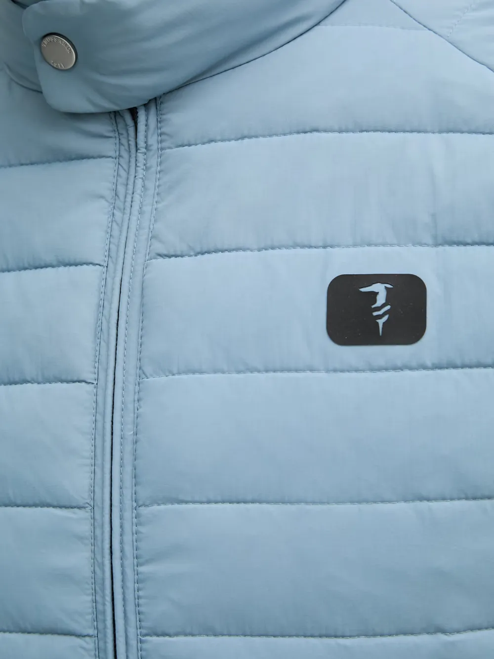 Trussardi Bodywarmer met logopatch Blauw