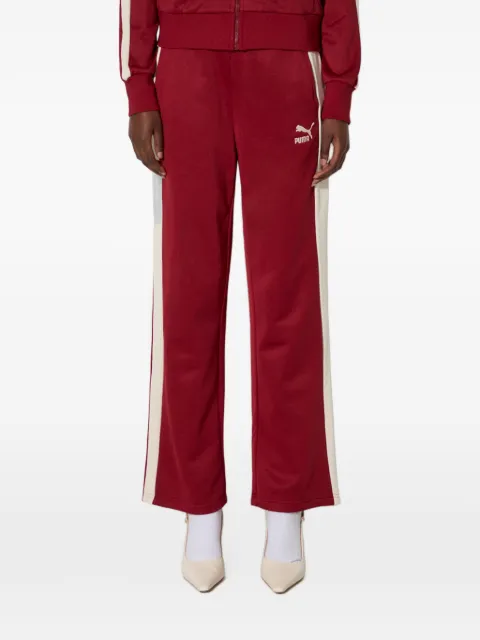 PUMA Iconic T7 logo-embroidered side-stripe track pants