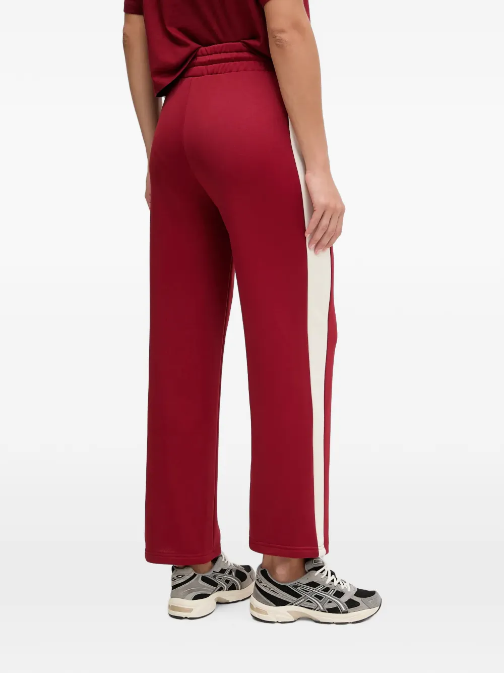 PUMA Iconic T7 trainingsbroek met zijstreep en geborduurd logo Rood