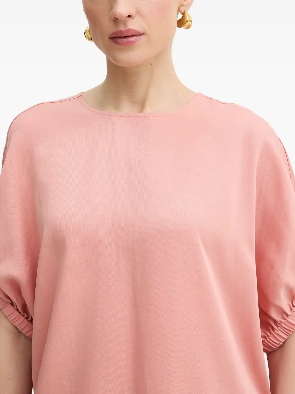 Trussardi Tuniek met elastische manchetten Roze