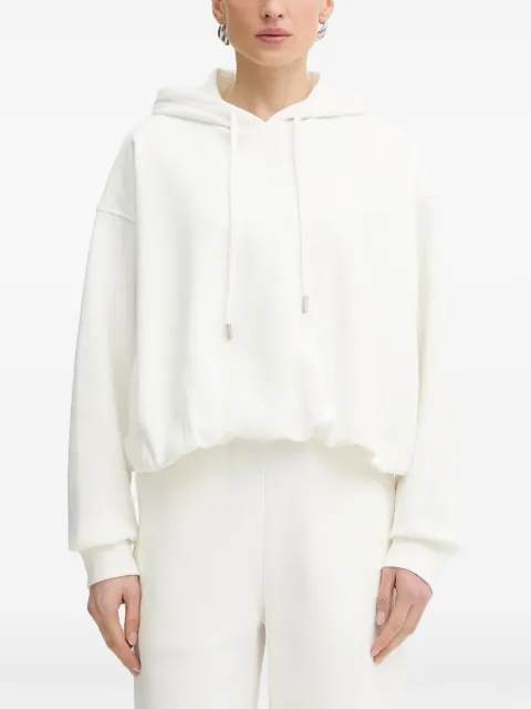 Trussardi jersey drawstring hoodie