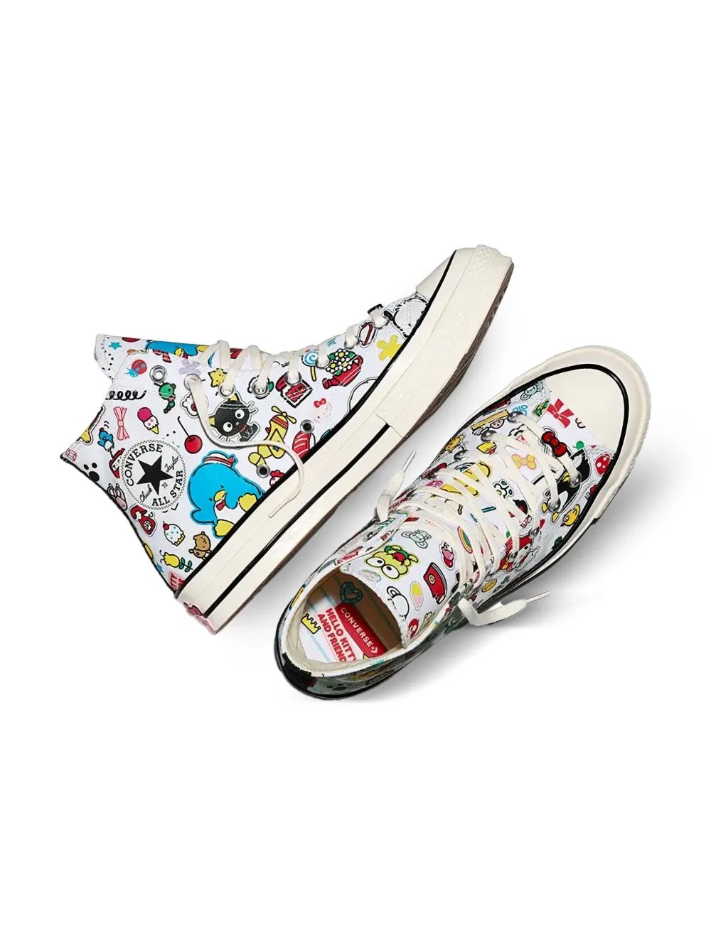 Converse x Hello Kitty And Friends Chuck 70 Stickers sneakers Wit