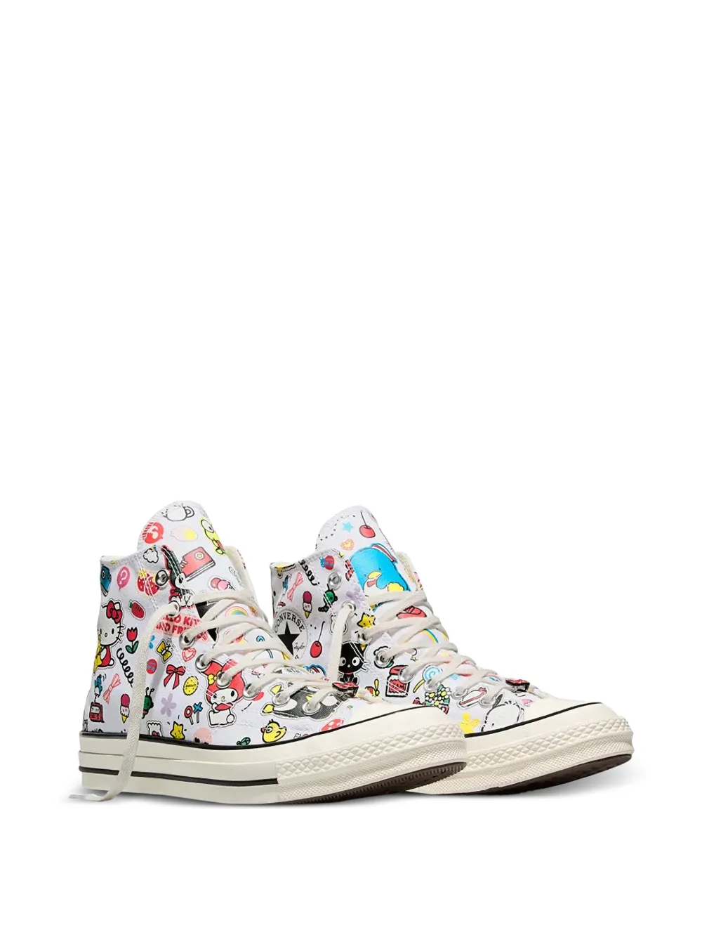 Converse x Hello Kitty And Friends Chuck 70 Stickers sneakers Wit