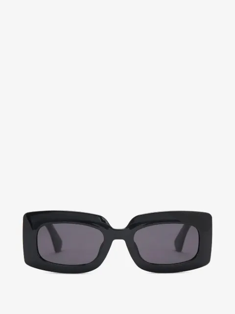 Kurt Geiger London crystal-embellished quilted-effect sunglasses