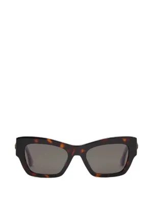 Kurt Geiger London tortoiseshell-effect rectangle-frame  display picture 1