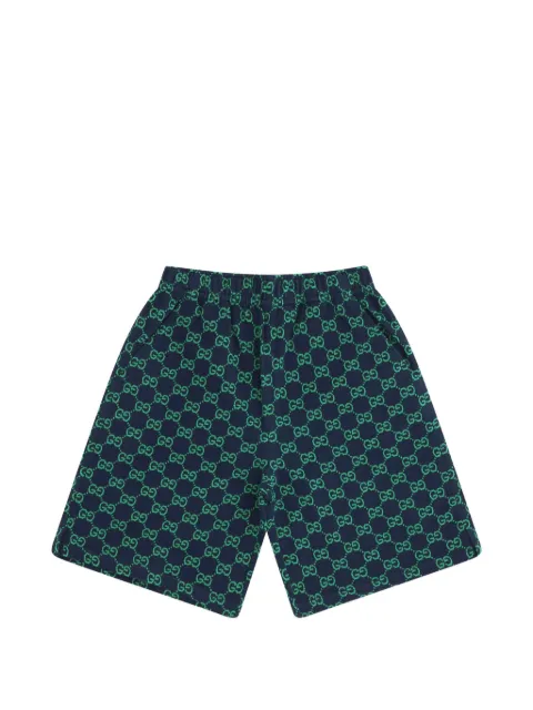 Gucci Kids pantalones cortos con monograma GG