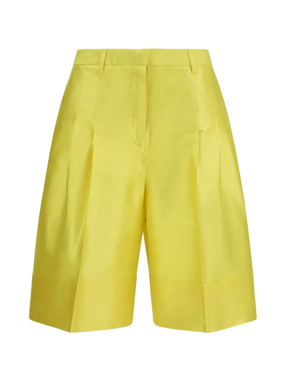 Sara Roka Charlee pleated shorts - Giallo