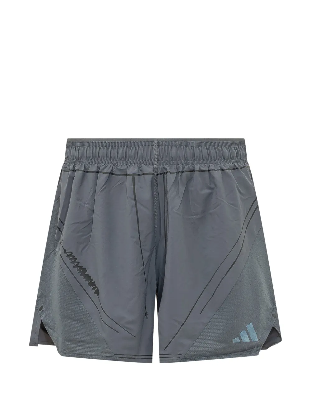 adidas Adi365 logo-embroidery shorts - Grigio