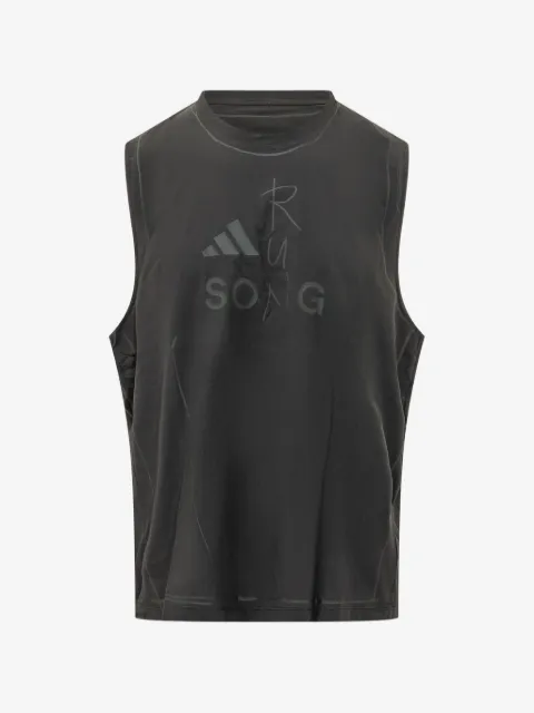 adidas logo-print tank top