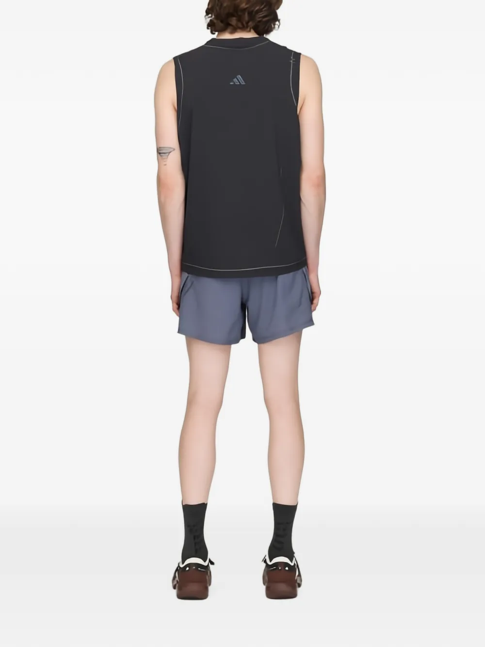 adidas Tanktop met logoprint Grijs
