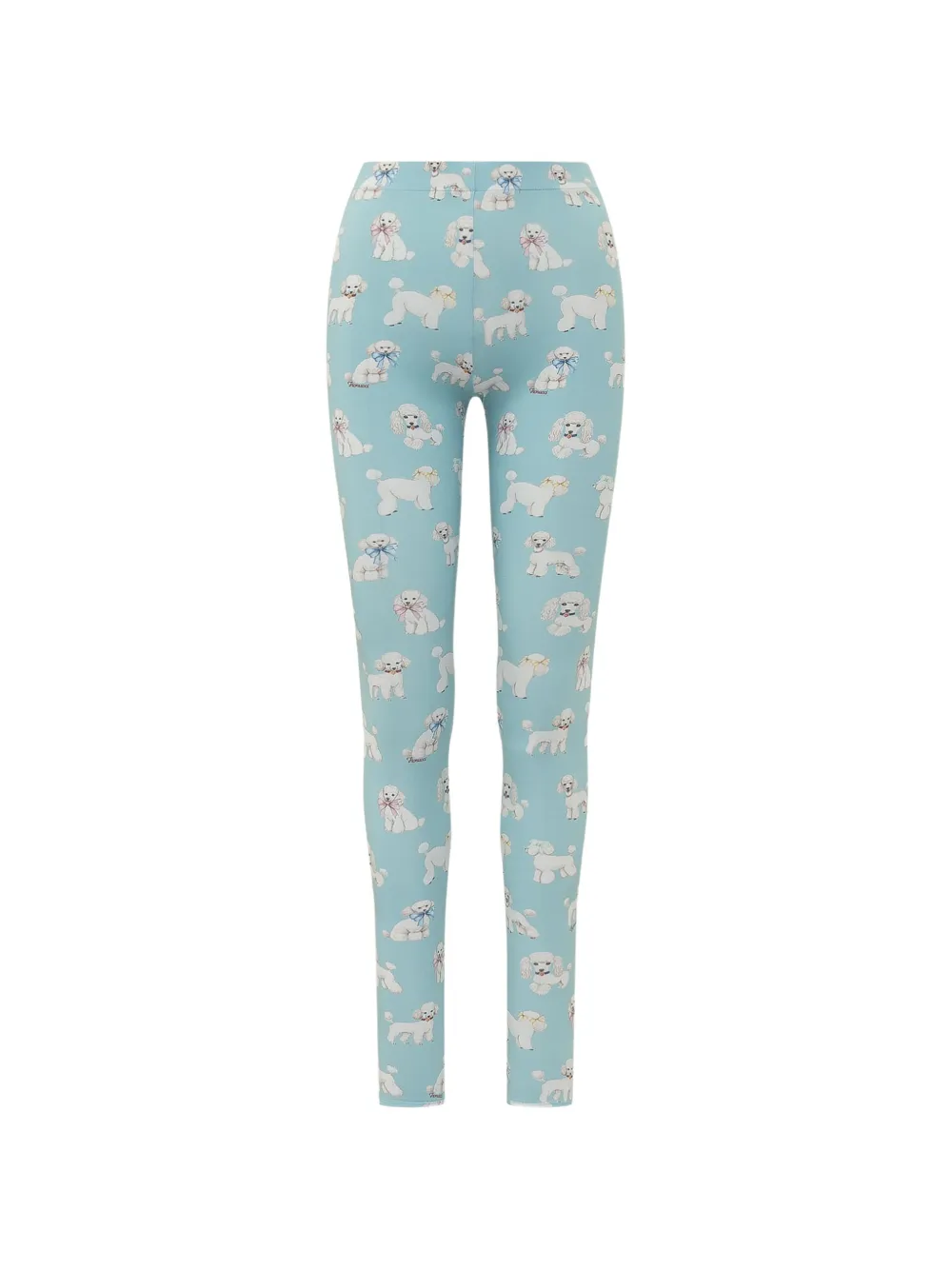 Fiorucci poodle-print leggings - Blu