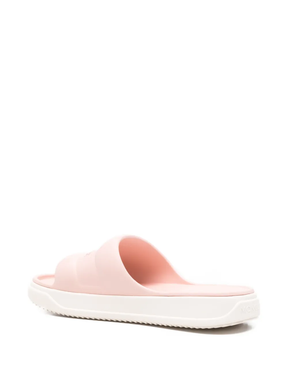Moncler Altive slippers met logo-reliëf Roze