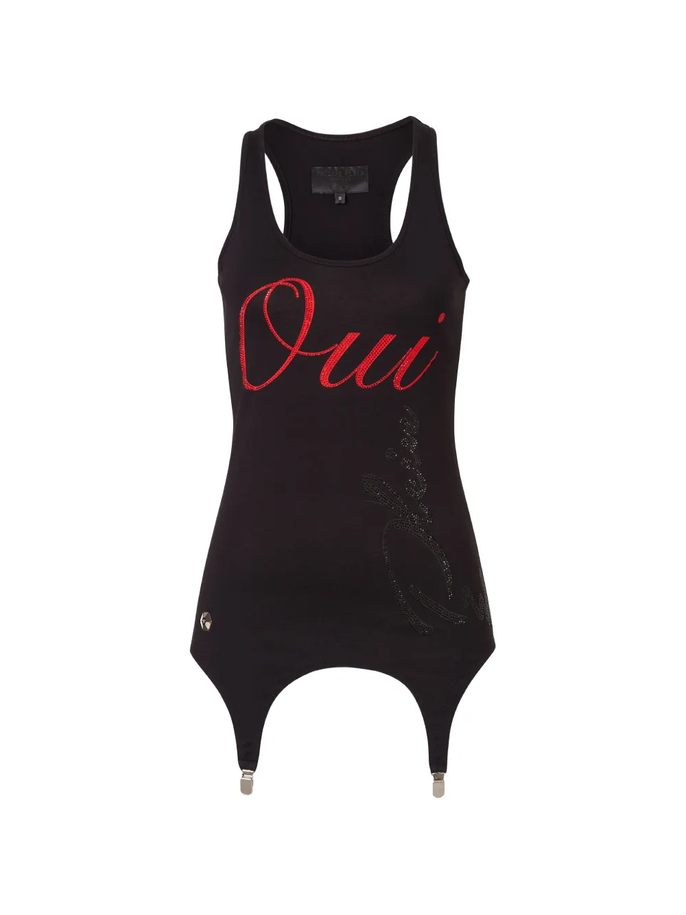Philipp Plein Oui-print tank top - Nero