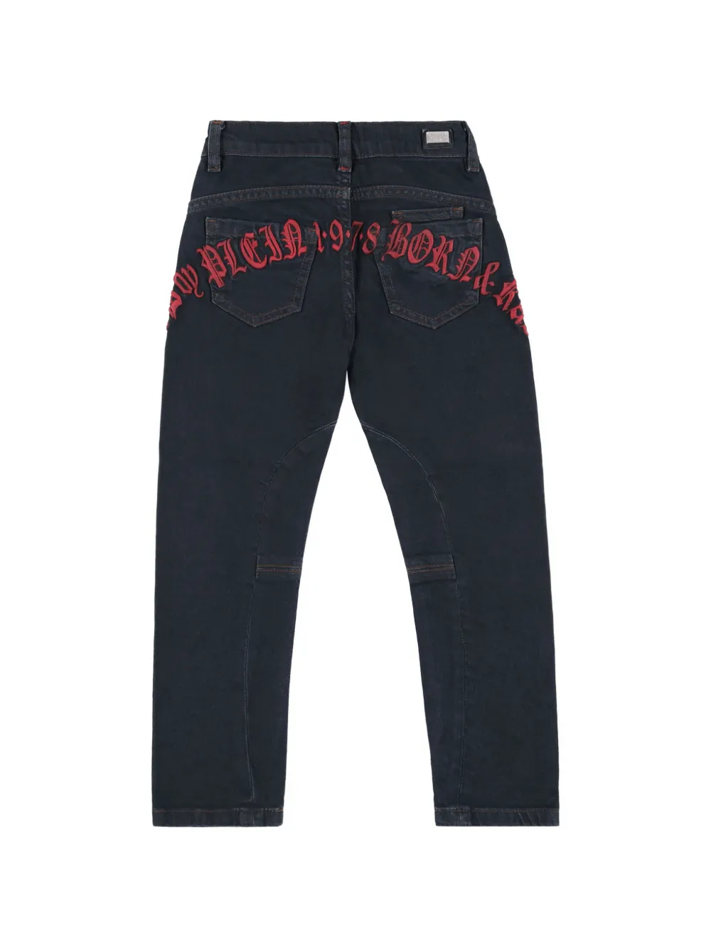 Philipp Plein Junior Milano gothic broek Blauw