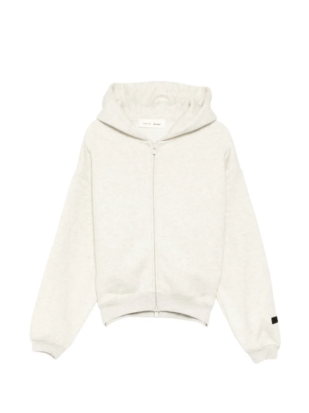 FEAR OF GOD ESSENTIALS KIDS Classic Full Zip Hoodie - Toni neutri