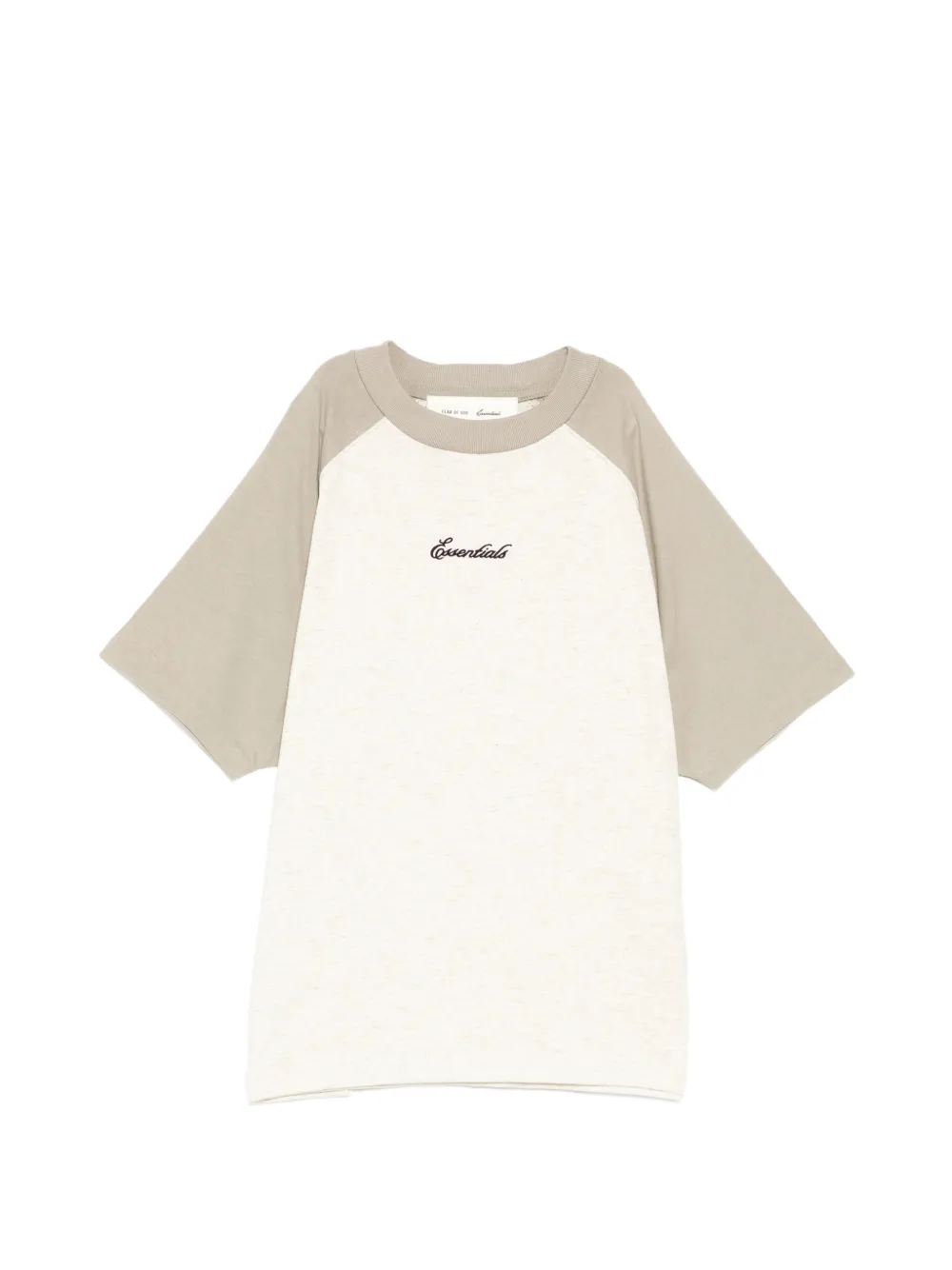 FEAR OF GOD ESSENTIALS KIDS Signature Baseball T-shirt - Toni neutri
