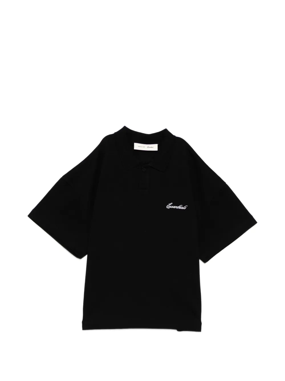 FEAR OF GOD ESSENTIALS KIDS Essentials logo-embroidered polo shirt - Nero
