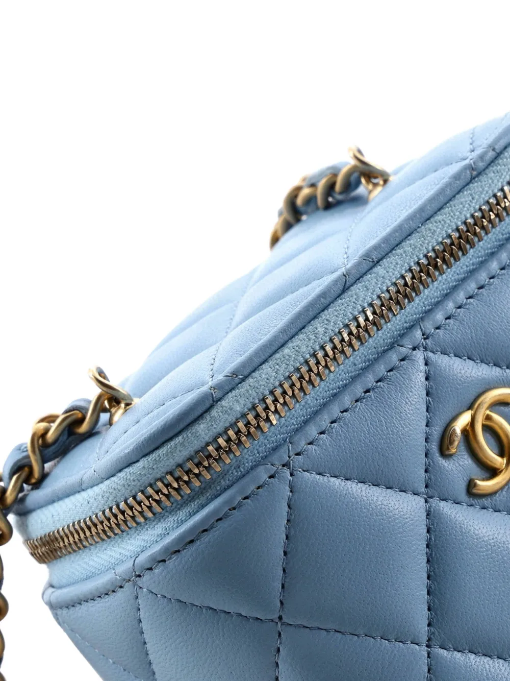 CHANEL Pre-Owned パール クラッシュ バニティケース ウィズ チェーン