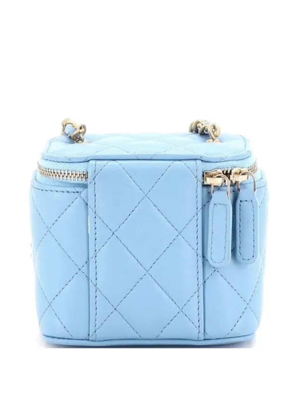 CHANEL Pre-Owned パール クラッシュ バニティケース ウィズ チェーン