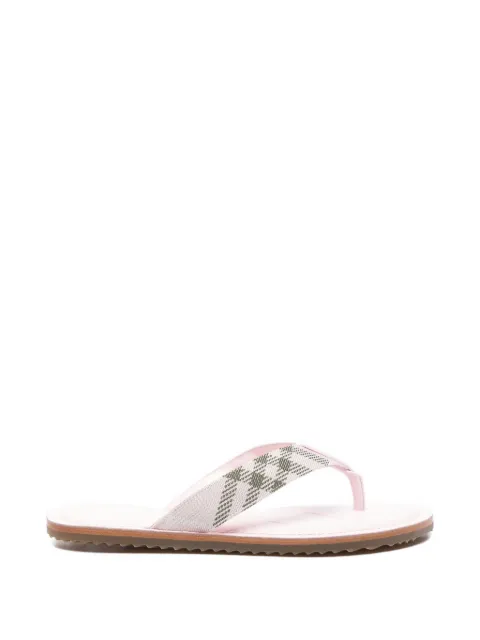 Burberry check-pattern sandals