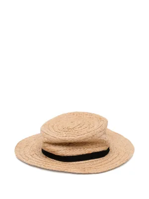 Borsalino Colombia Raffia Crochet Hat | Neutrals | FARFETCH