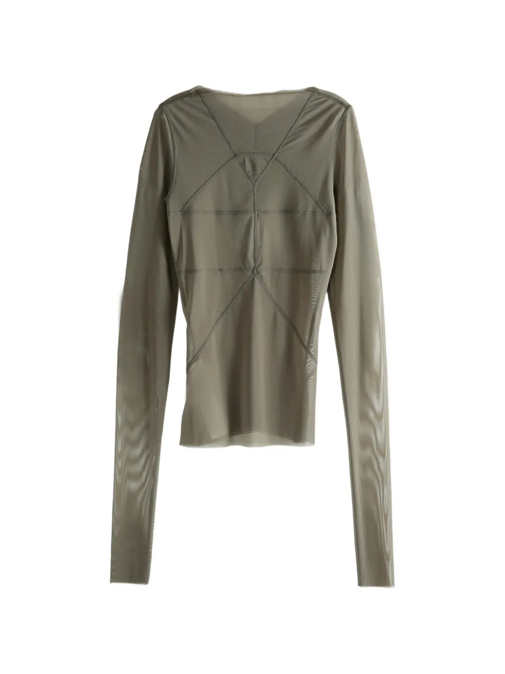Rick Owens semi-sheer top - Verde