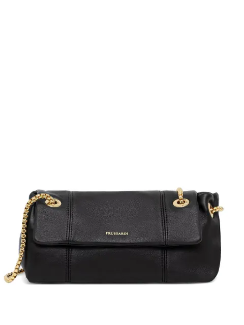 Trussardi logo-stamp chain-link shoulder bag