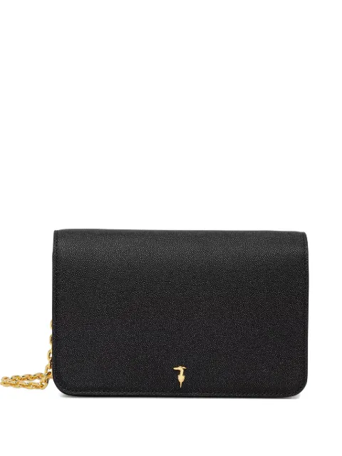 Trussardi grainy chain-link crossbody bag