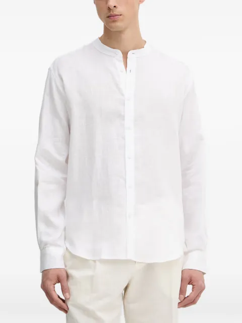 Trussardi mandarin-collar long-sleeve shirt