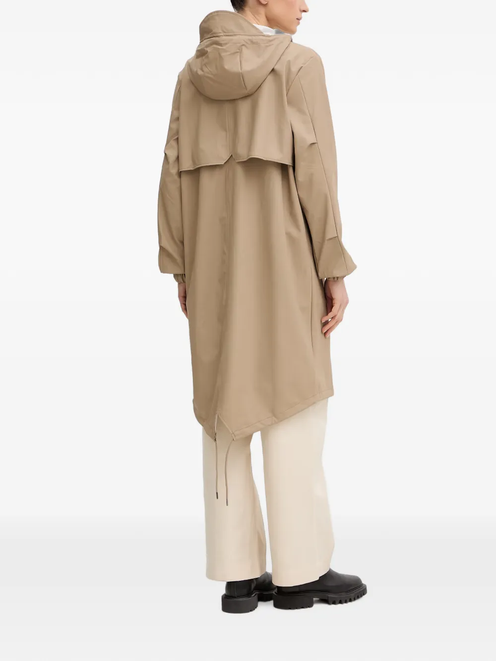 Rains Fishtail jas met capuchon Beige