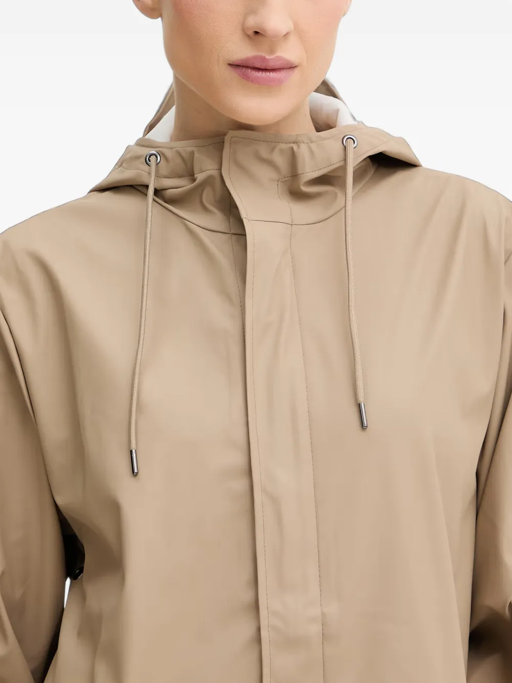 Rains Fishtail jas met capuchon Beige