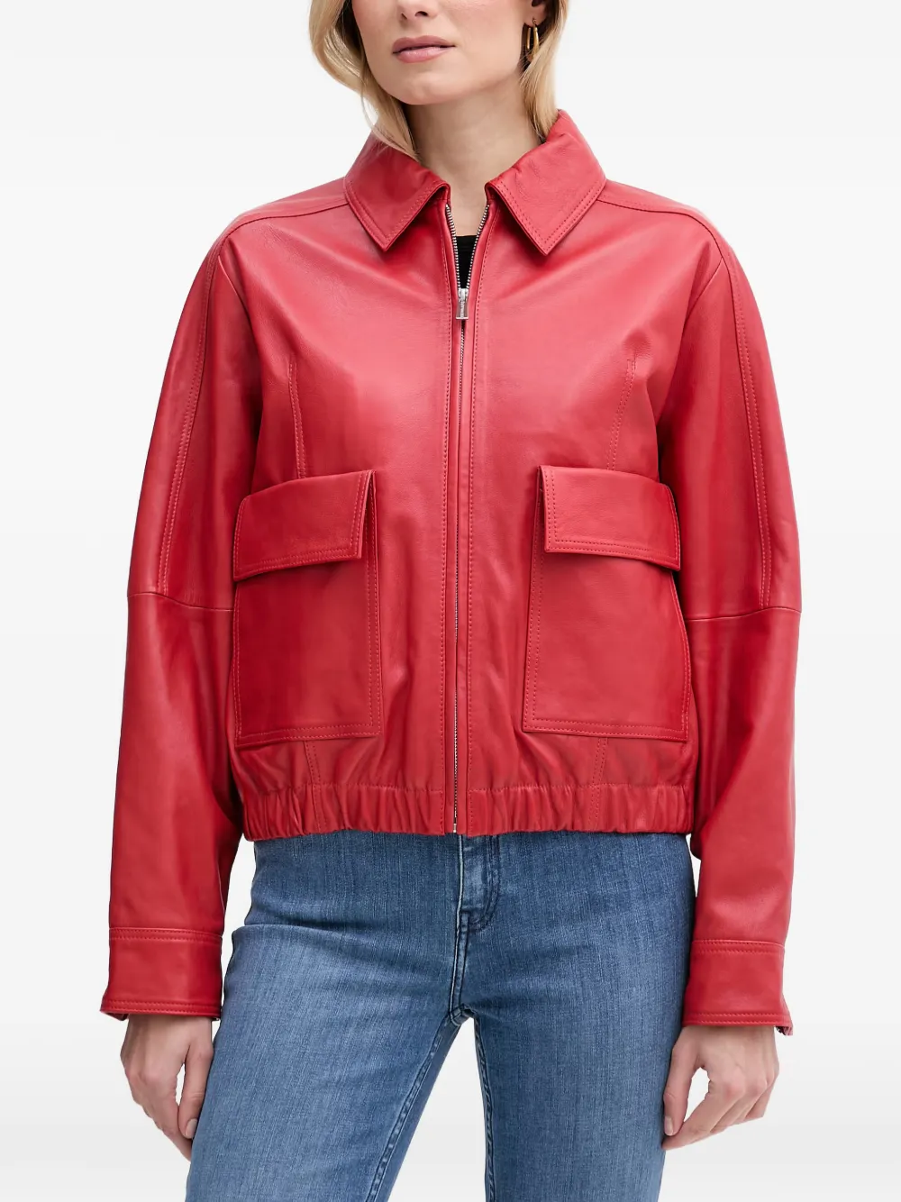 Trussardi flap-pocket jacket - Rosso
