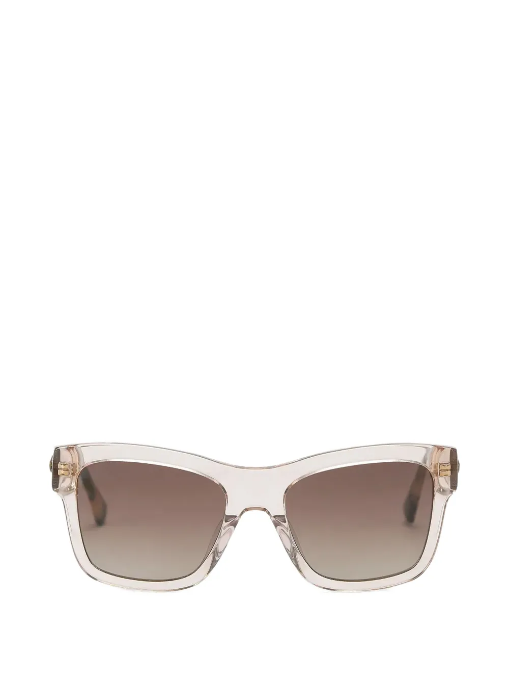 Kurt Geiger London tortoiseshell-effect rectangle-frame sunglasses - Toni neutri