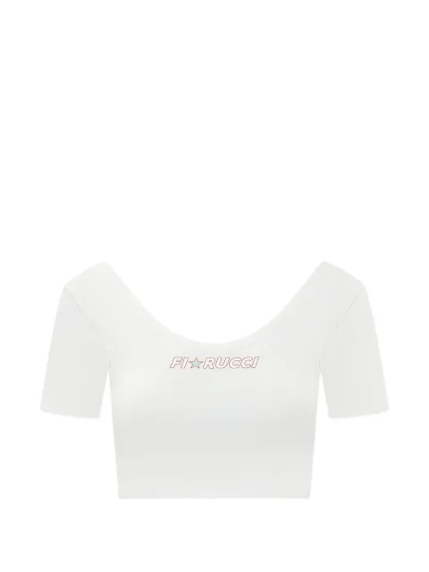 Fiorucci logo-print cropped T-shirt