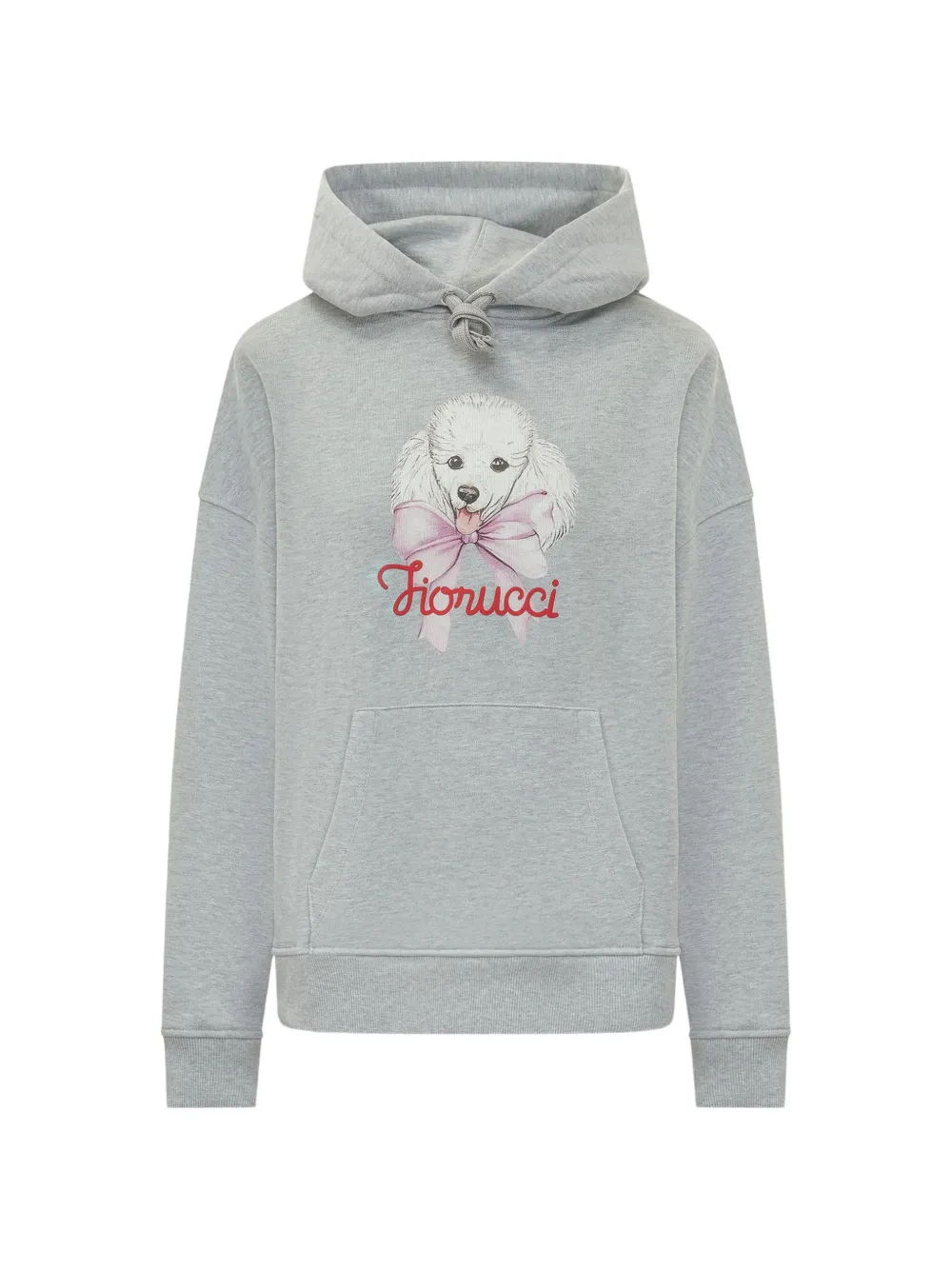 Fiorucci poodle-print hoodie - Grigio