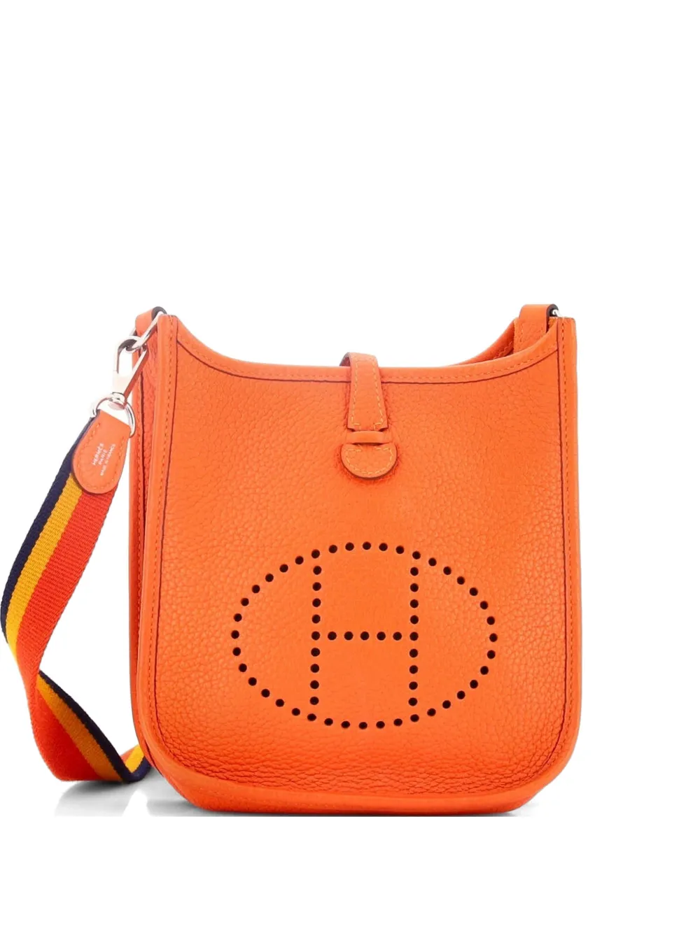 Hermès Pre-Owned Borsa a tracolla Evelyne Gen III TPM in pelle Clemence - Arancione