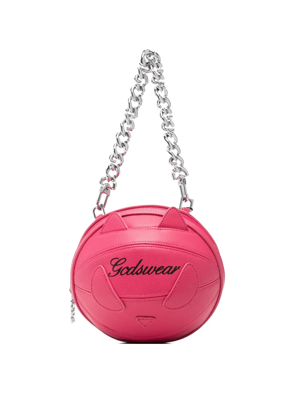 GCDS cat-shape chain-link tote bag - Rosa