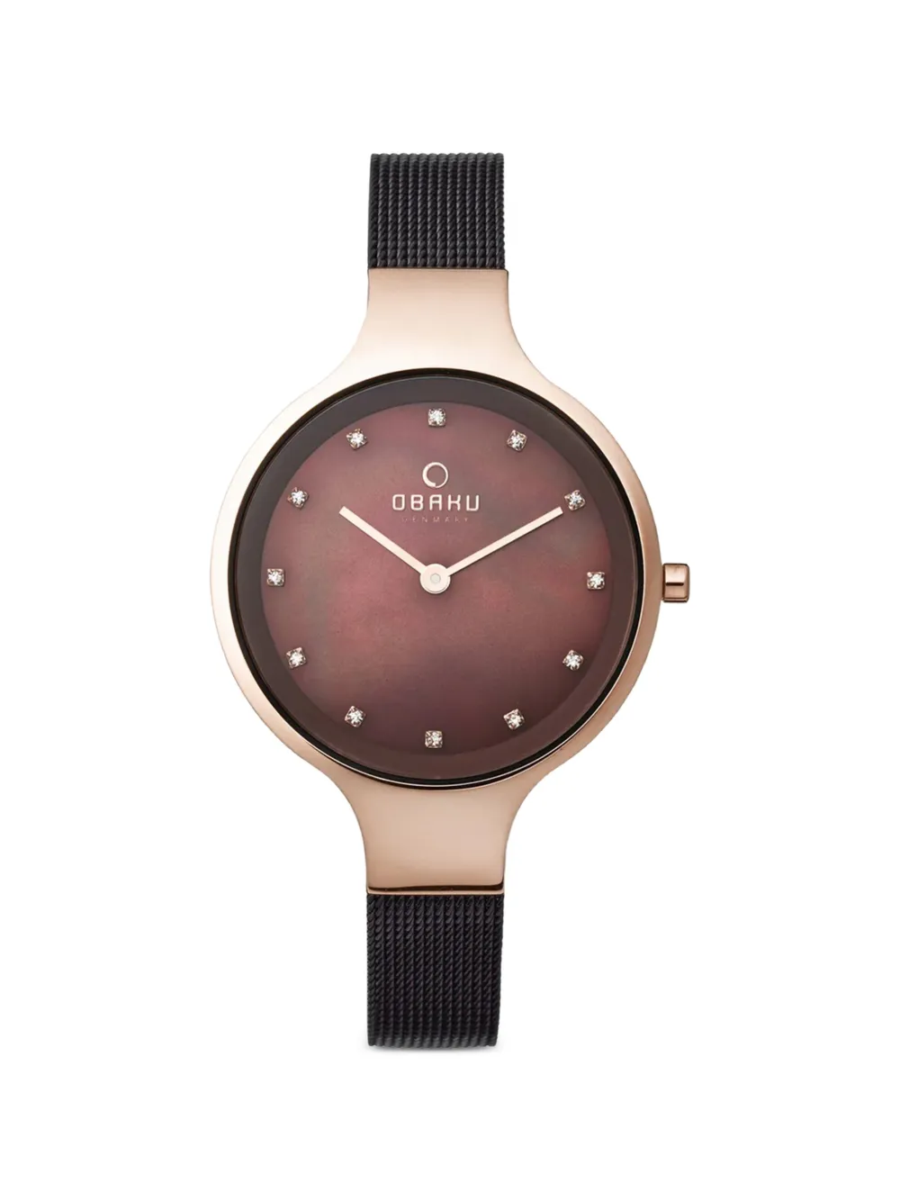 OBAKU Classic Mesh 32mm watch - Marrone