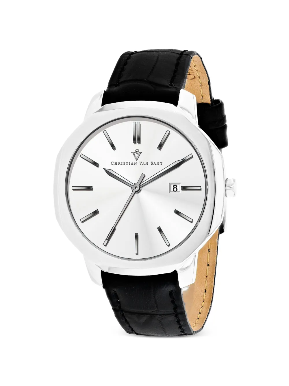 CHRISTIAN VAN SANT Octavius Slim 42mm watch - Argento