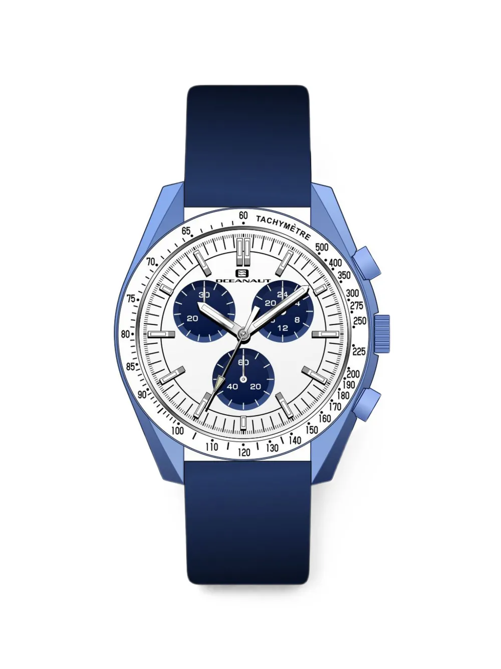 OCEANAUT logo-detail 40mm watch - Bianco