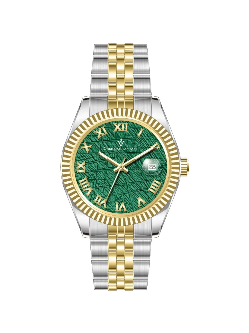 CHRISTIAN VAN SANT Stellar 41mm watch - Verde