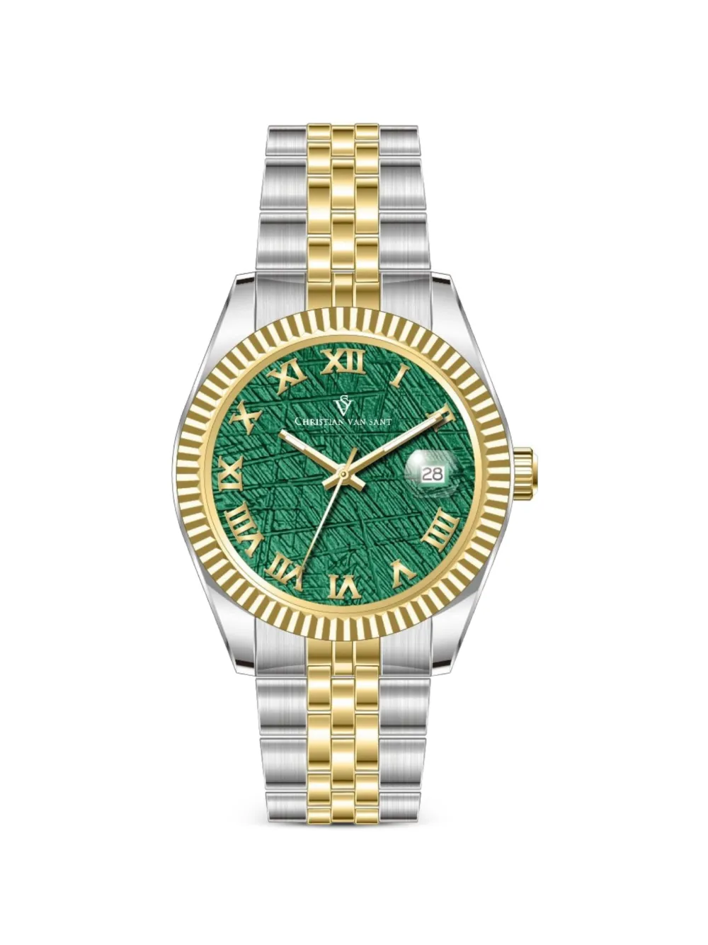 CHRISTIAN VAN SANT Stellar 41mm watch - Verde
